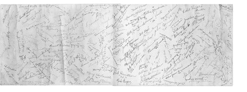 Class of 1936 signatures 